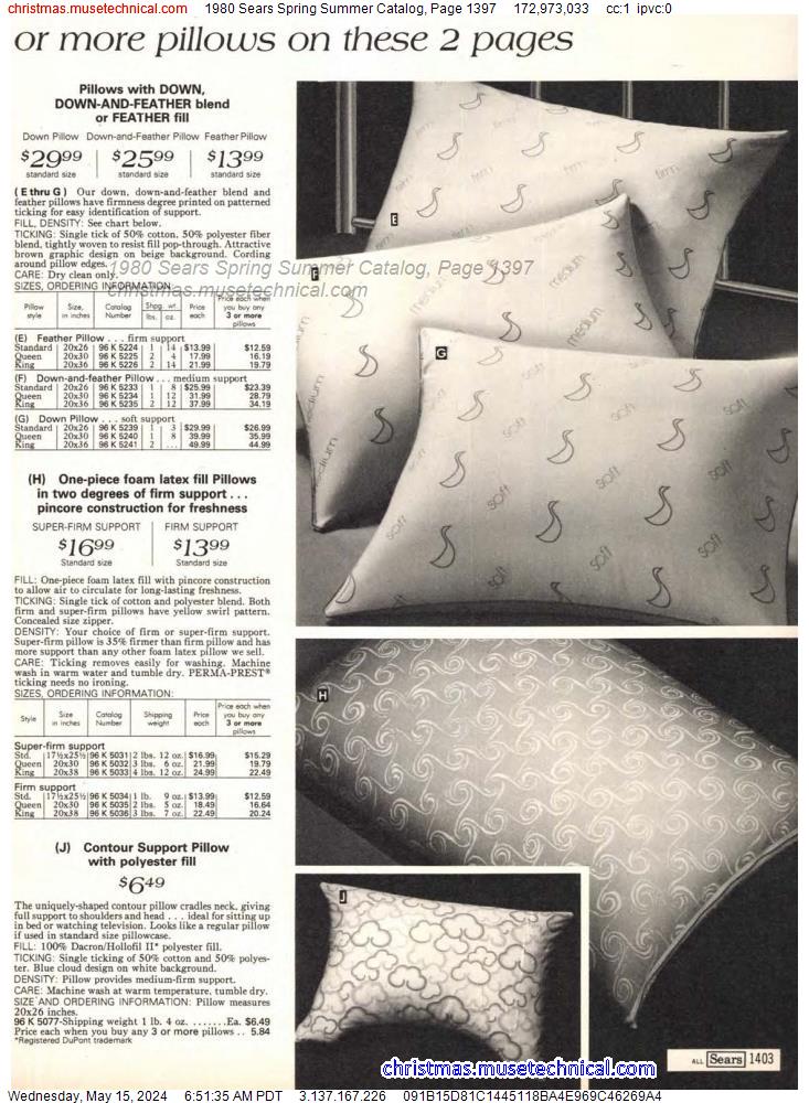 1980 Sears Spring Summer Catalog, Page 1397