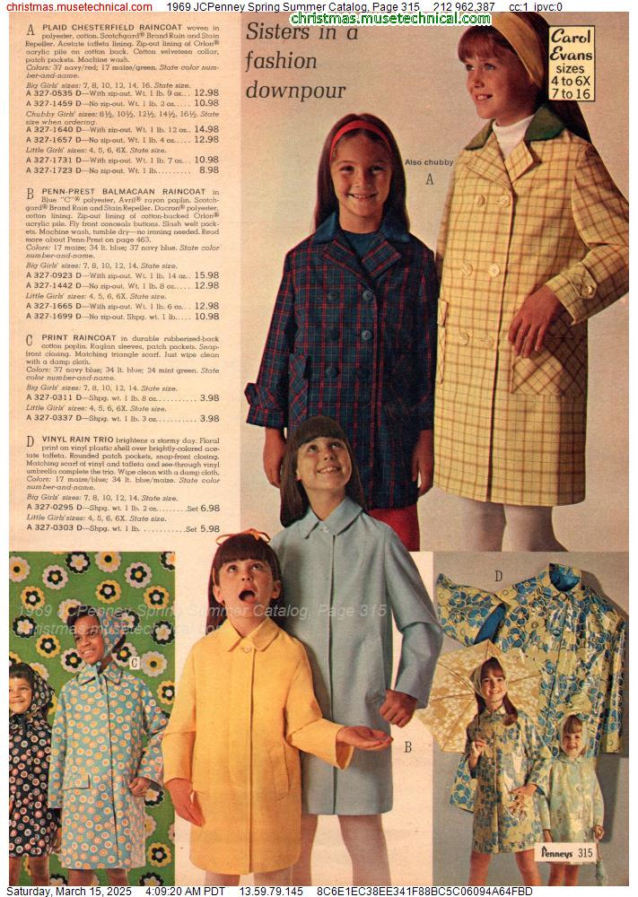 1969 JCPenney Spring Summer Catalog, Page 315