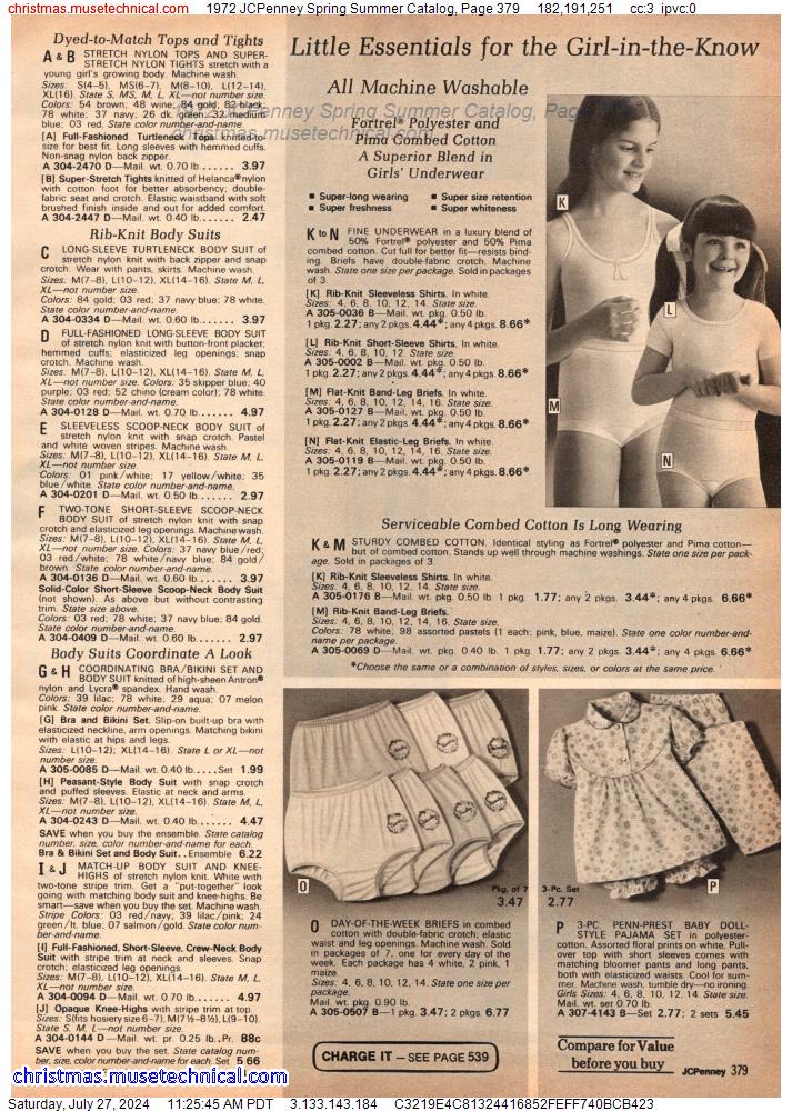1972 JCPenney Spring Summer Catalog, Page 379