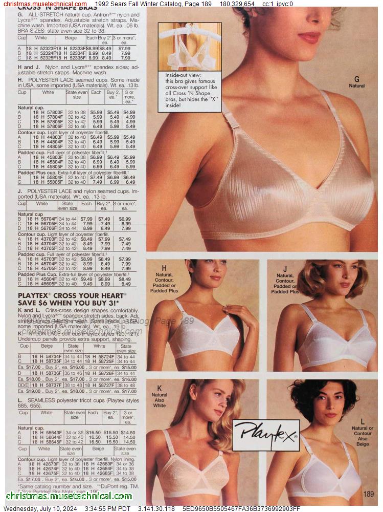 1992 Sears Fall Winter Catalog, Page 189