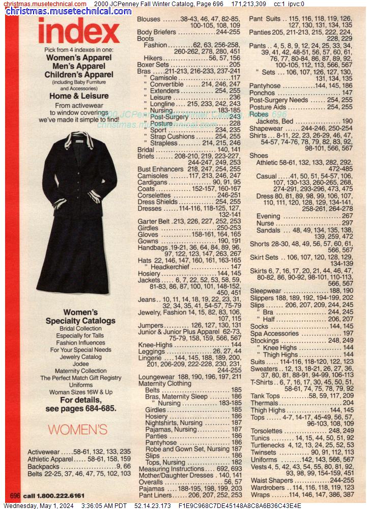 2000 JCPenney Fall Winter Catalog, Page 696