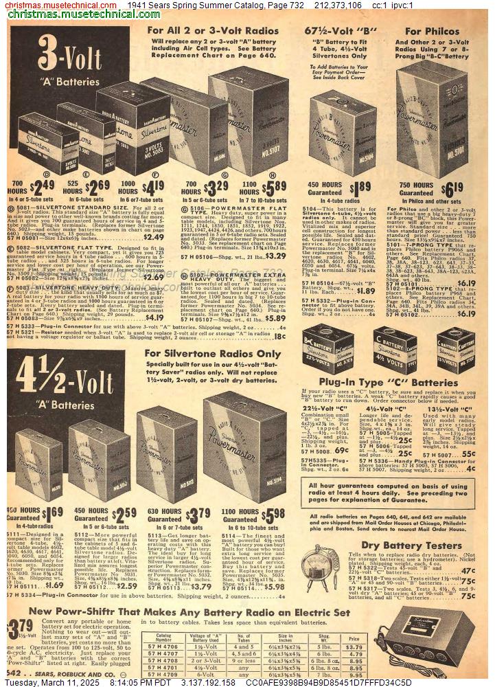 1941 Sears Spring Summer Catalog, Page 732