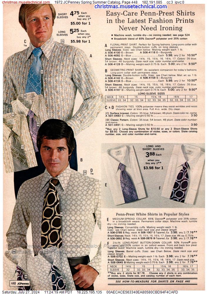 1972 JCPenney Spring Summer Catalog, Page 448