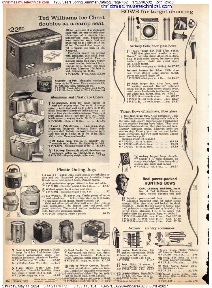 1968 Sears Spring Summer Catalog, Page 462