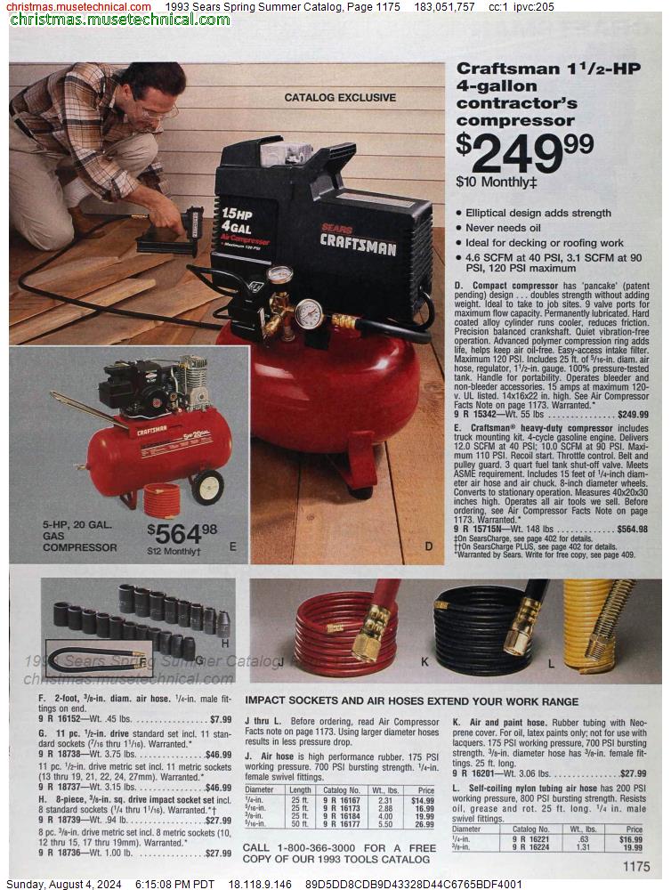 1993 Sears Spring Summer Catalog, Page 1175