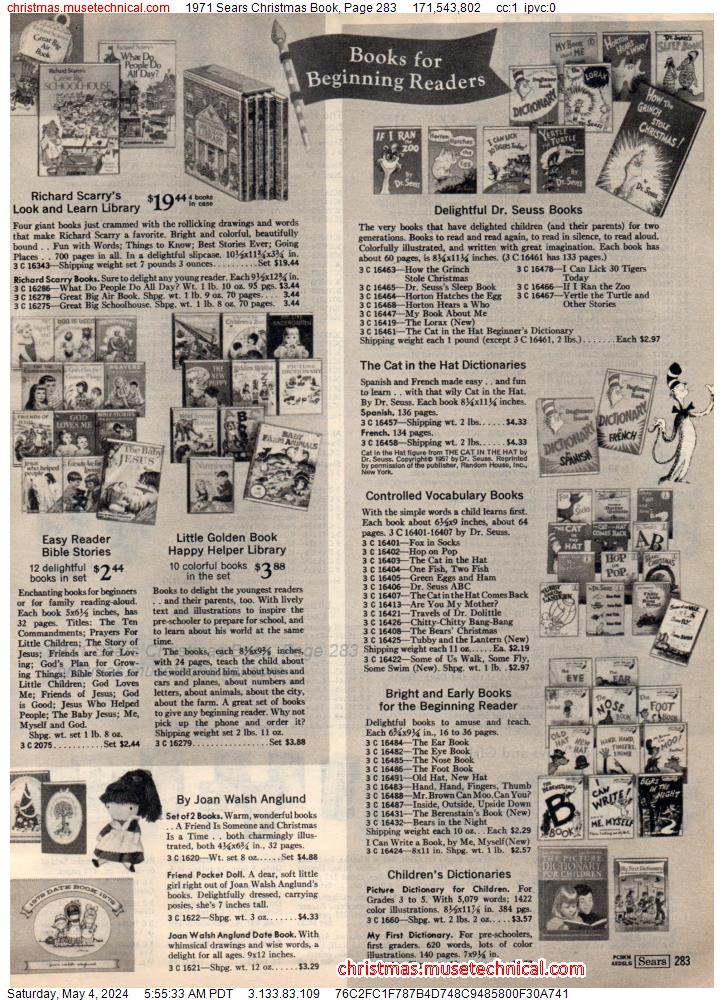 1971 Sears Christmas Book, Page 283