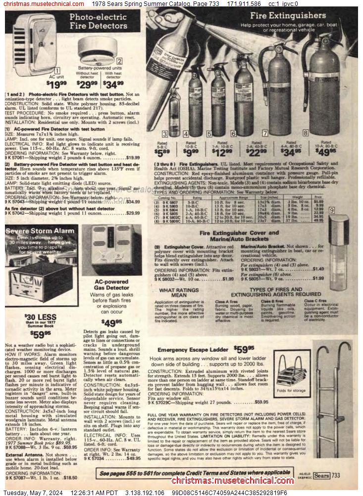 1978 Sears Spring Summer Catalog, Page 733