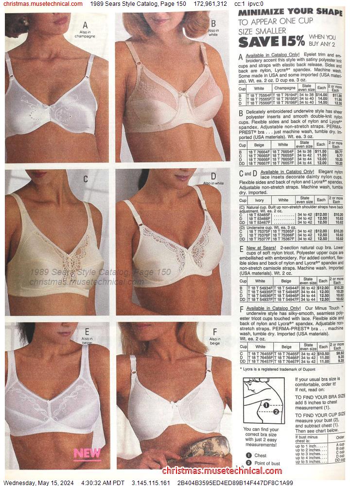 1989 Sears Style Catalog, Page 150