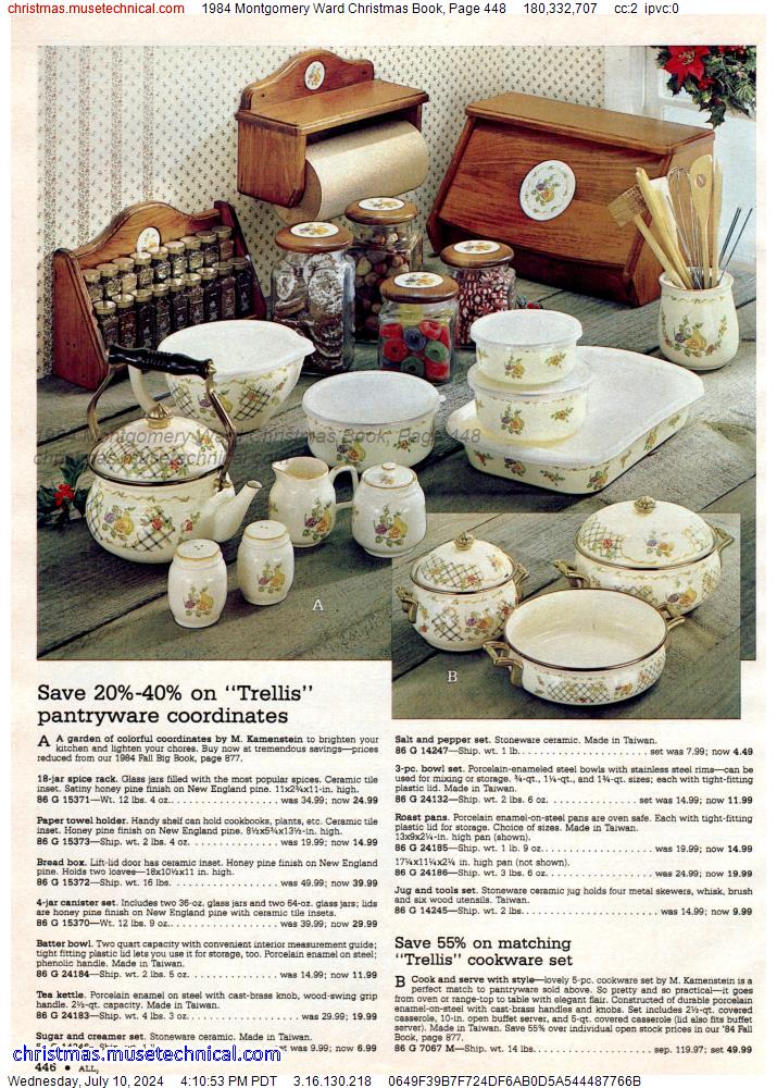 1984 Montgomery Ward Christmas Book, Page 448