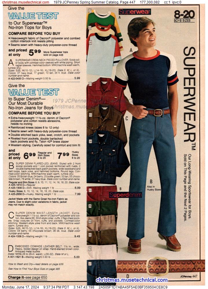 1979 JCPenney Spring Summer Catalog, Page 447
