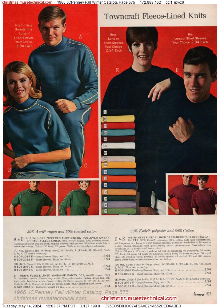 1966 JCPenney Fall Winter Catalog, Page 575