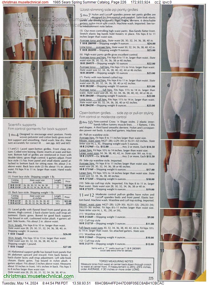 1985 Sears Spring Summer Catalog, Page 226