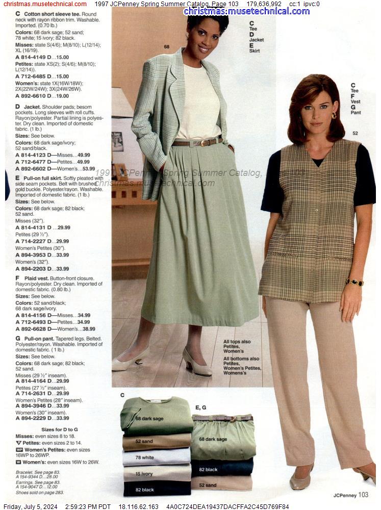 1997 JCPenney Spring Summer Catalog, Page 103