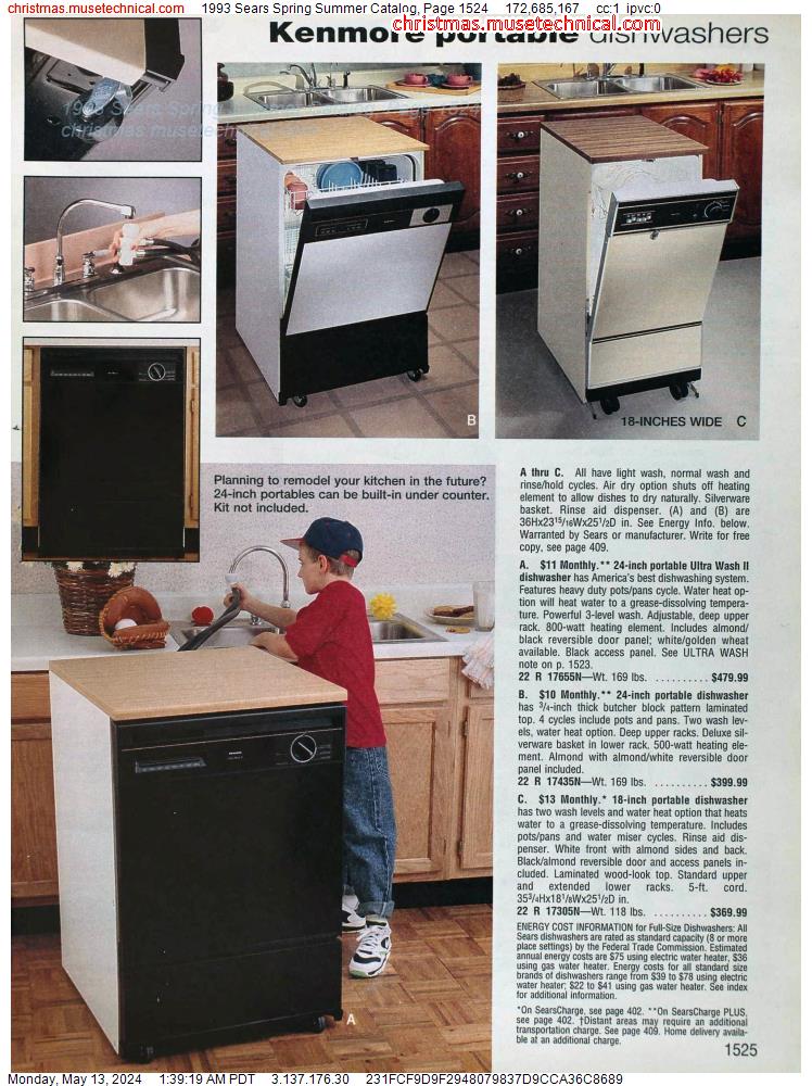 1993 Sears Spring Summer Catalog, Page 1524