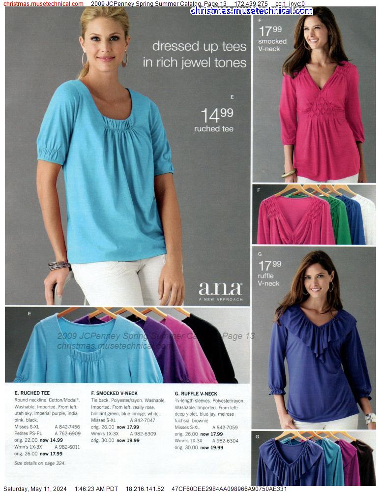 2009 JCPenney Spring Summer Catalog, Page 13
