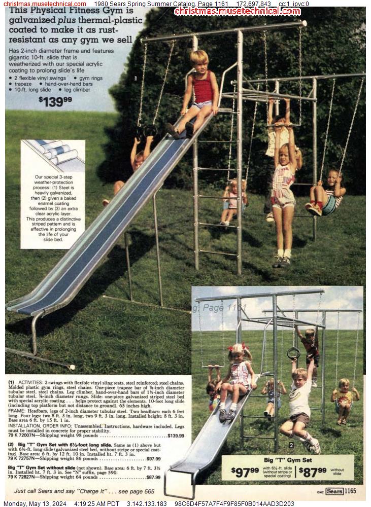 1980 Sears Spring Summer Catalog, Page 1161