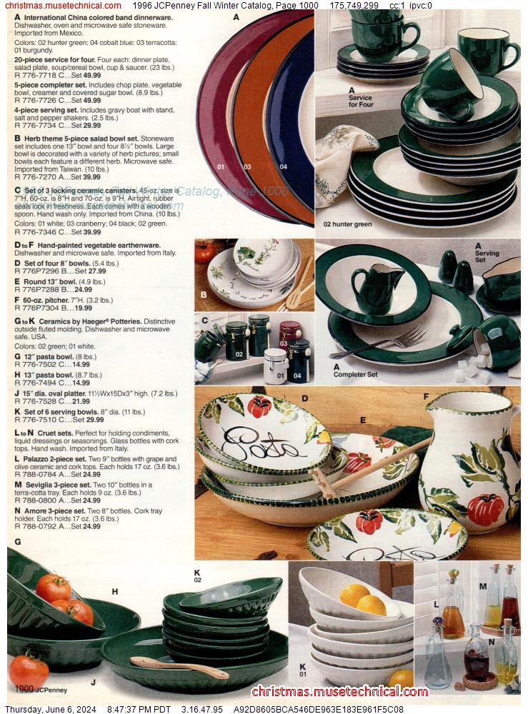 1996 JCPenney Fall Winter Catalog, Page 1000