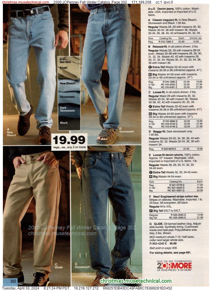 2000 JCPenney Fall Winter Catalog, Page 302