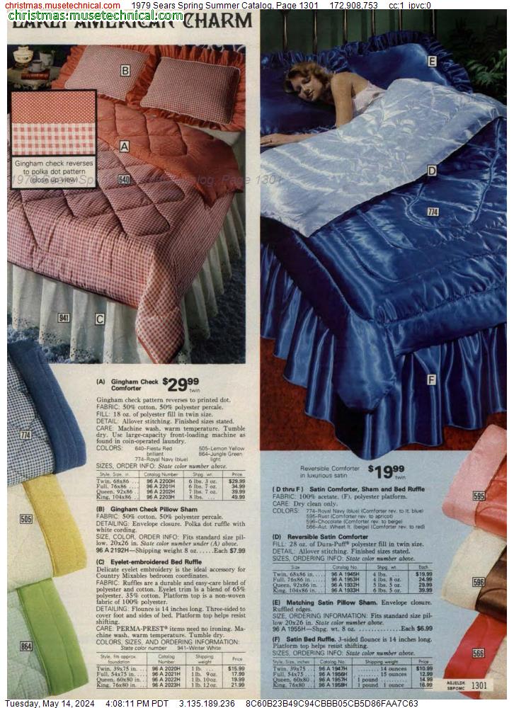 1979 Sears Spring Summer Catalog, Page 1301
