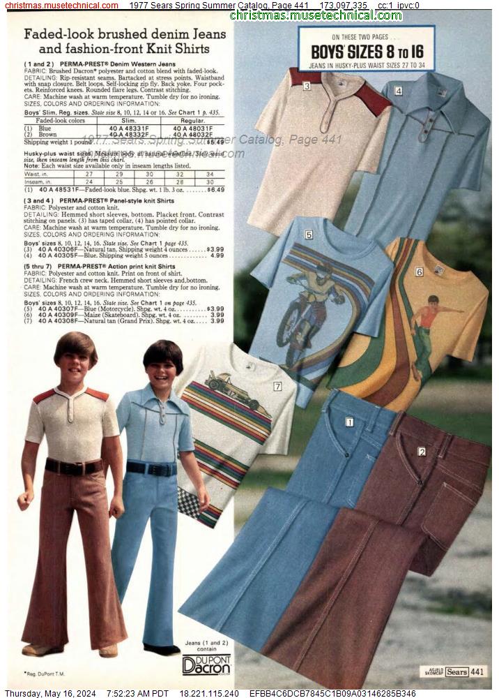 1977 Sears Spring Summer Catalog, Page 441
