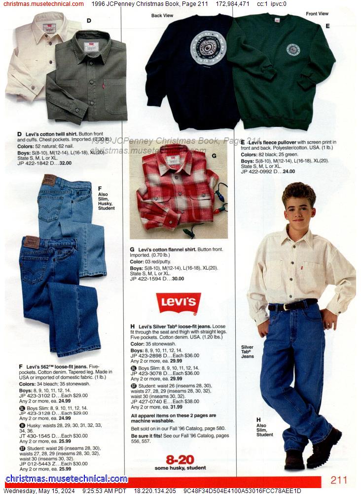 1996 JCPenney Christmas Book, Page 211