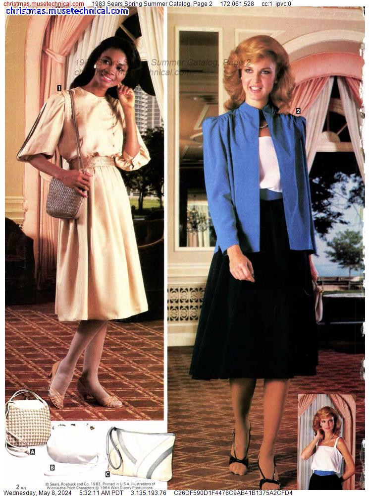 1983 Sears Spring Summer Catalog, Page 2