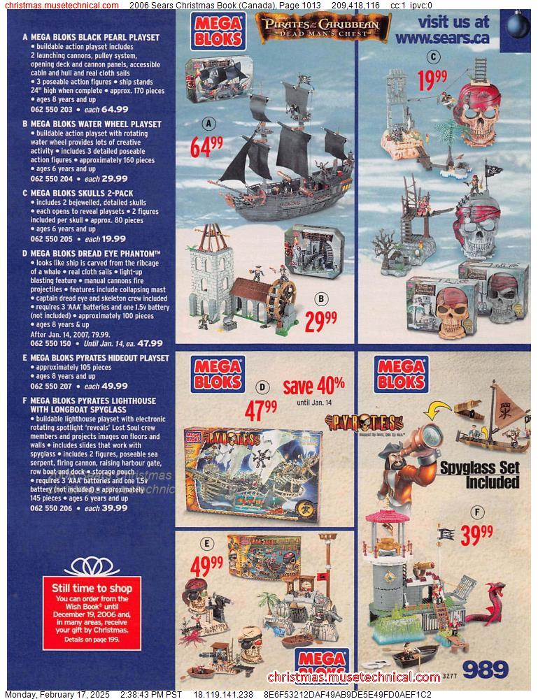 2006 Sears Christmas Book (Canada), Page 1013