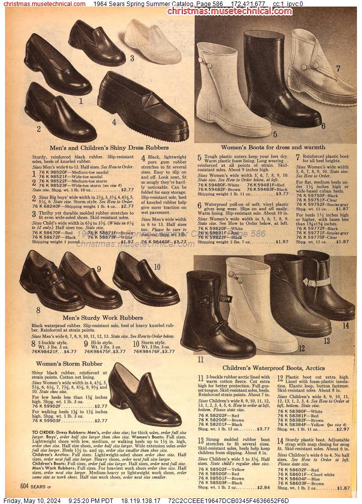 1964 Sears Spring Summer Catalog, Page 586