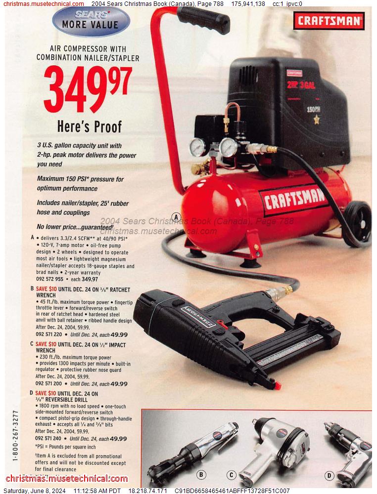 2004 Sears Christmas Book (Canada), Page 788