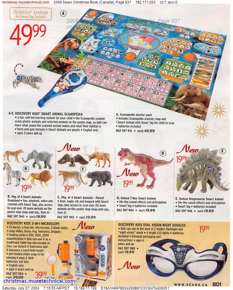 2009 Sears Christmas Book (Canada), Page 837