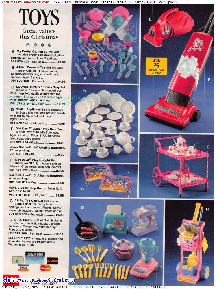 1996 Sears Christmas Book (Canada), Page 480