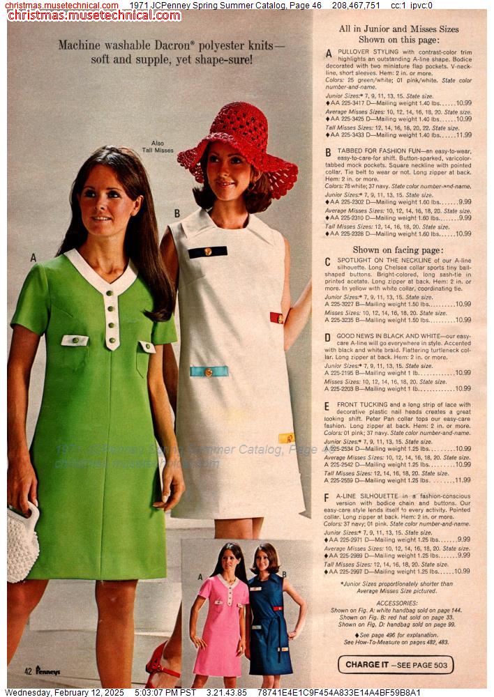 1971 JCPenney Spring Summer Catalog, Page 46