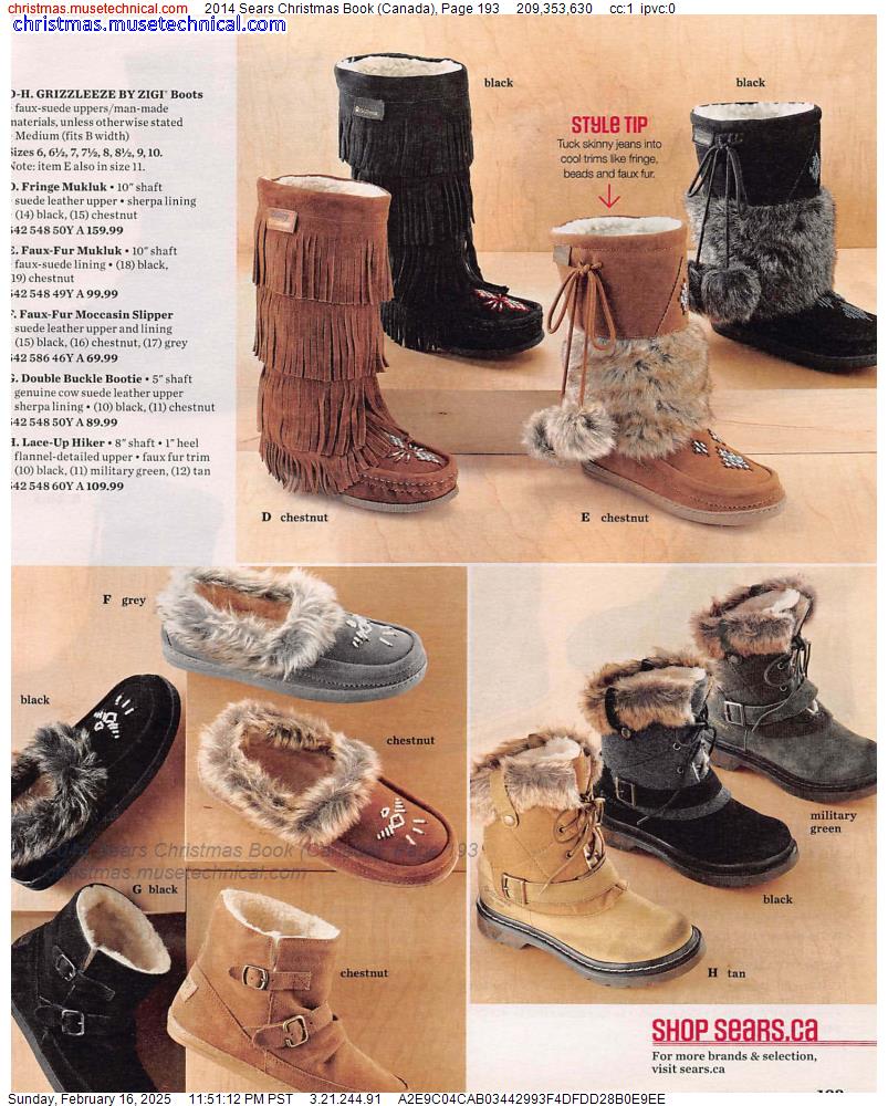 2014 Sears Christmas Book (Canada), Page 193