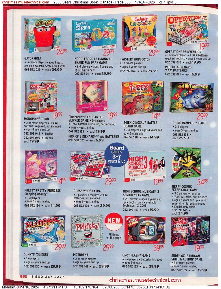 2008 Sears Christmas Book (Canada), Page 880