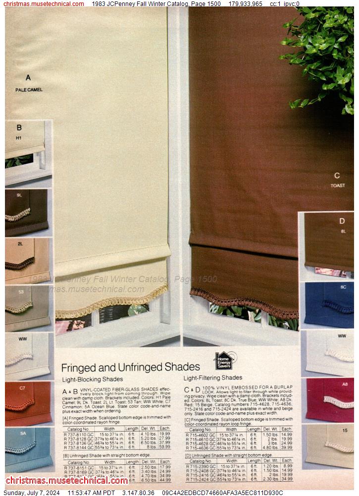 1983 JCPenney Fall Winter Catalog, Page 1500