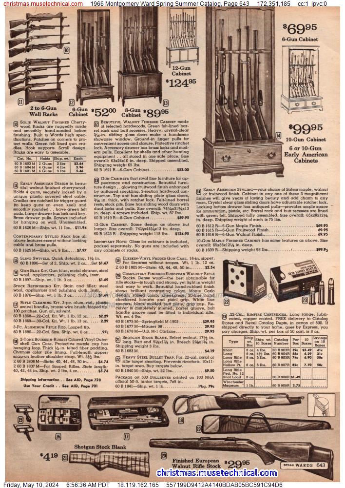 1966 Montgomery Ward Spring Summer Catalog, Page 643