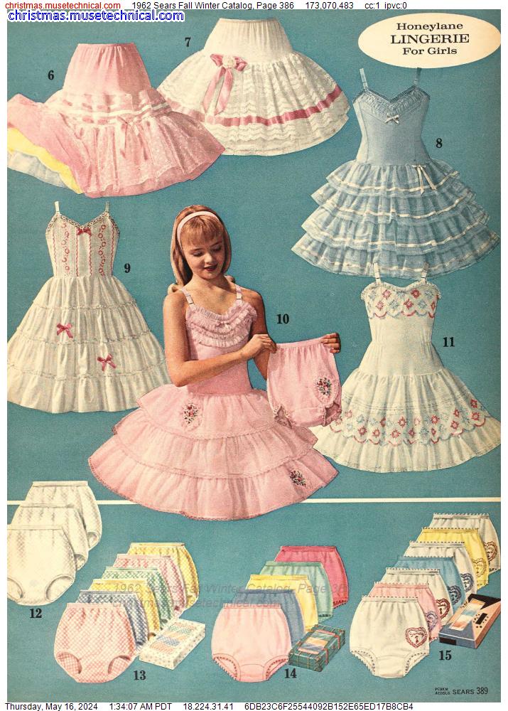 1962 Sears Fall Winter Catalog, Page 386