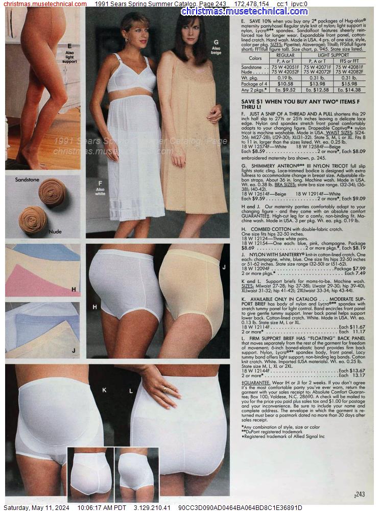 1991 Sears Spring Summer Catalog, Page 243