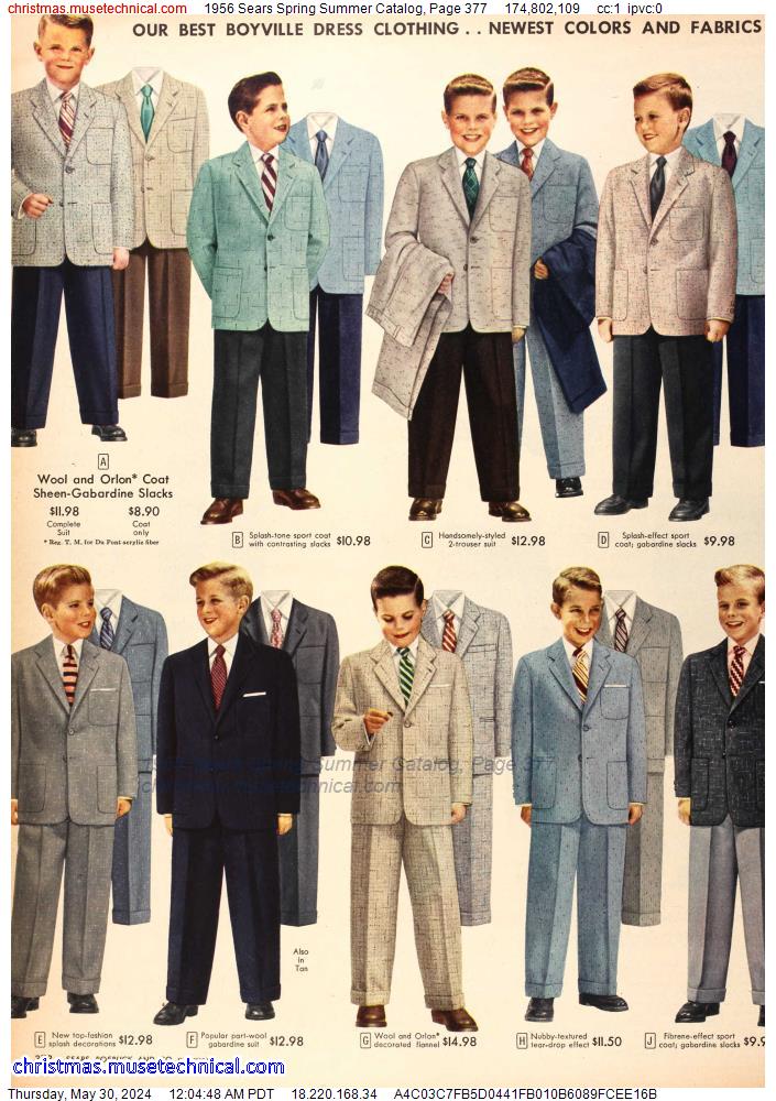 1956 Sears Spring Summer Catalog, Page 377