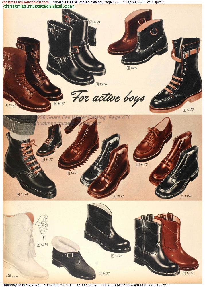 1958 Sears Fall Winter Catalog, Page 478