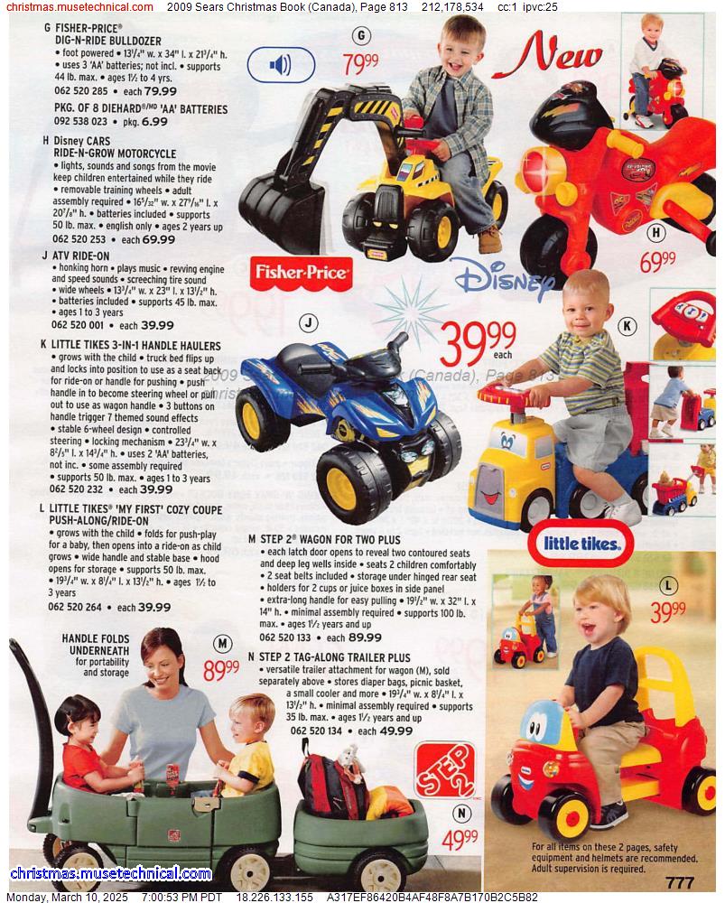 2009 Sears Christmas Book (Canada), Page 813