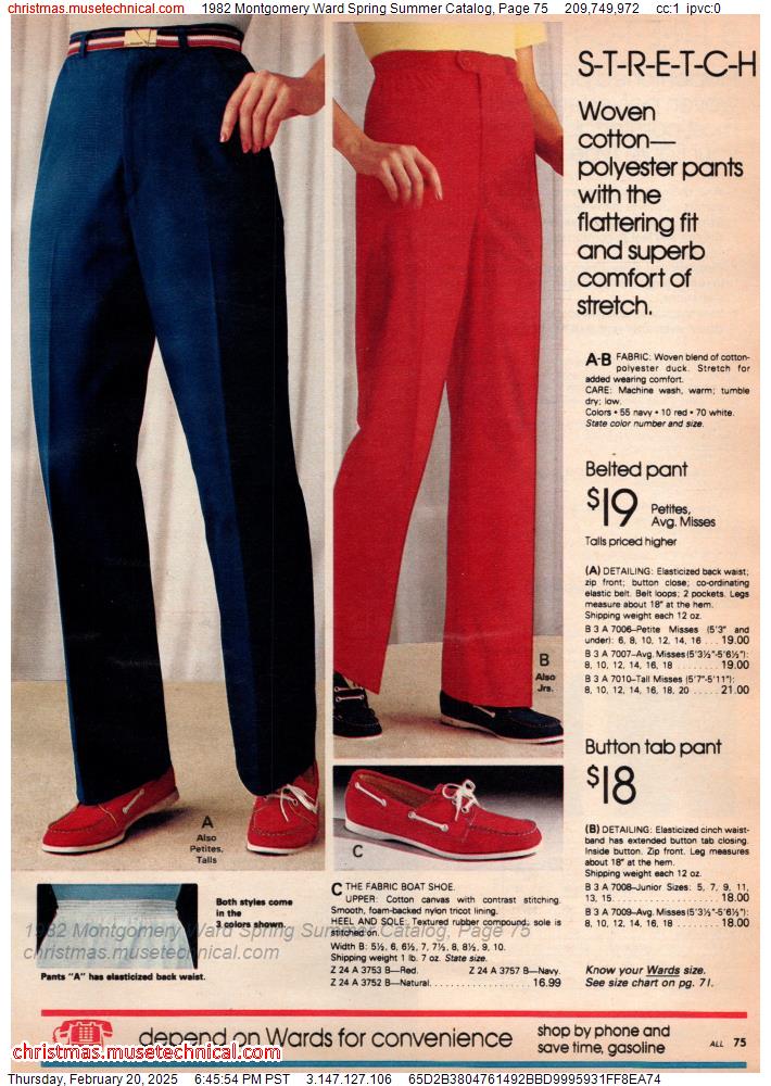 1982 Montgomery Ward Spring Summer Catalog, Page 75