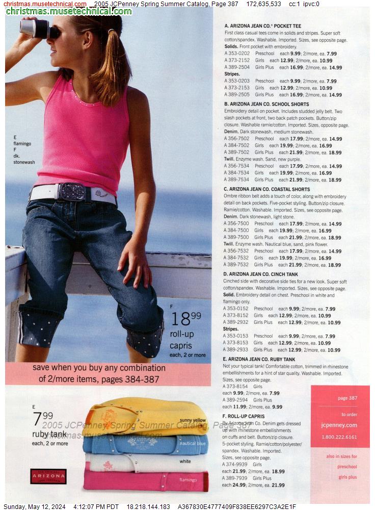 2005 JCPenney Spring Summer Catalog, Page 387