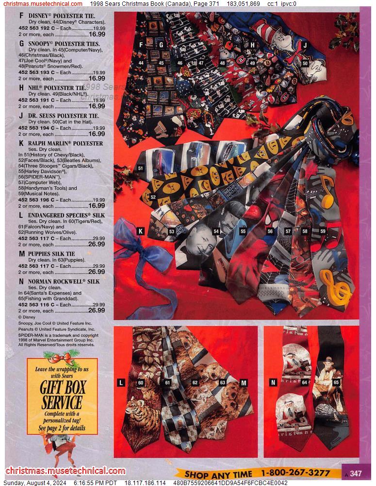 1998 Sears Christmas Book (Canada), Page 371