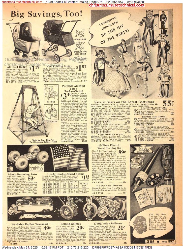 1939 Sears Fall Winter Catalog, Page 971