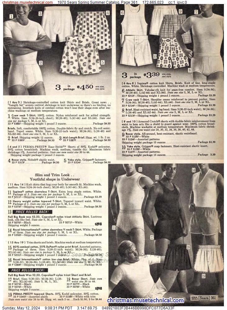 1970 Sears Spring Summer Catalog, Page 361