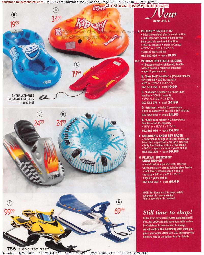 2009 Sears Christmas Book (Canada), Page 822