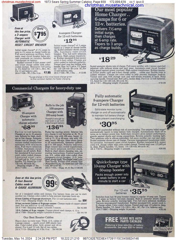 1973 Sears Spring Summer Catalog, Page 659