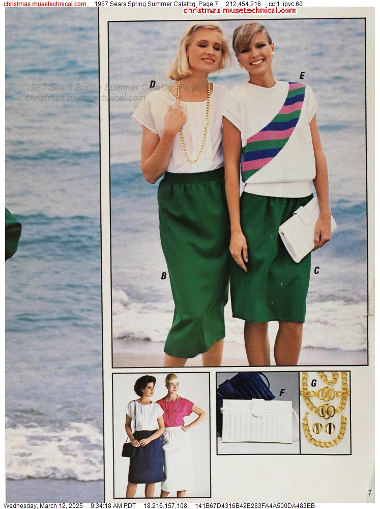 1987 Sears Spring Summer Catalog, Page 7