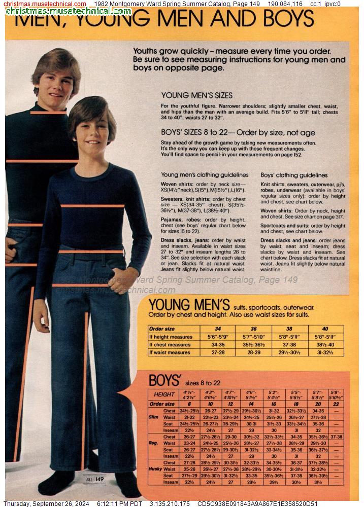 1982 Montgomery Ward Spring Summer Catalog, Page 149